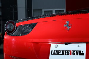 LEAPDESIGN ���[�v�f�U�C�� FERRARI 458Italia �t�F���[�� 458�C�^���A �J�[�{�� ���A�X�|�C���[(�g�����N�X�|�C���[)