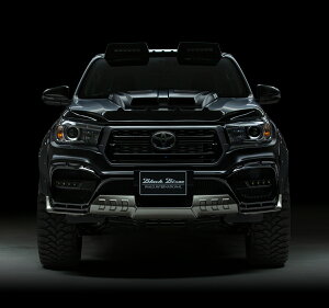 WALD ヴァルド (SPORTS LINE BLACK BISON EDITION スポーツライン ブラック バイソン エディション) ハイラックス GUN125 エアロ2点セット(フロントバンパースポイラー、リアスパッツ)