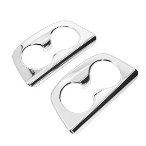 日産 セレナ C27 系 ( e-POWER 含む ) クローム メッキ リア ドリンク ホルダー ガーニッシュ リング