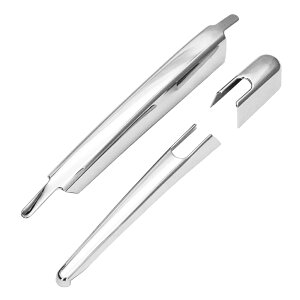 日産 キューブ Z11 鏡面 クローム メッキ リア ワイパー カバー