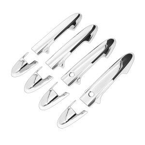 ホンダ フィットハイブリッド / FIT GP5 GP6 クローム メッキ ドア ハンドル カバー (スマートキーシステム対応)