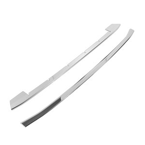 トヨタ アルファード 30 系 35 系 前期 鏡面 ステンレス フロント バンパー ダクト モール / リップ スポイラー ガーニッシュ