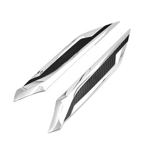 トヨタ RAV4 50 52 54 系 ( PHV 含む ) クローム メッキ イミテーション カーボン ヘッド ライト サイド リム ガーニッシュ