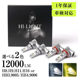 【棚卸期間中につき安価設定中！】 H8 / H9 / H16 / H11 / HB3 / HB4 LED フォグランプ h11 LED フォグ 1年保証 LEDバルブ LED ヘッドライト hb3 LED ハイビーム 車検対応 ホワイト or イエロー 6500K or 3000K 12V 24V 12000LM bitmyhl bitmwhl