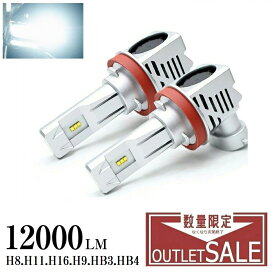 【箱アウトレット3850円無くなり次第終了！】 H8 / H9 / H16 / H11 / HB3 / HB4 LED フォグランプ h11 LED フォグ LED化 1年保証 LEDバルブ LED ヘッドライトLED化 hb3 LEDハイビーム 車検対応 ホワイト 6500K 12V 24V 12000LM bitmwhl bitmghl
