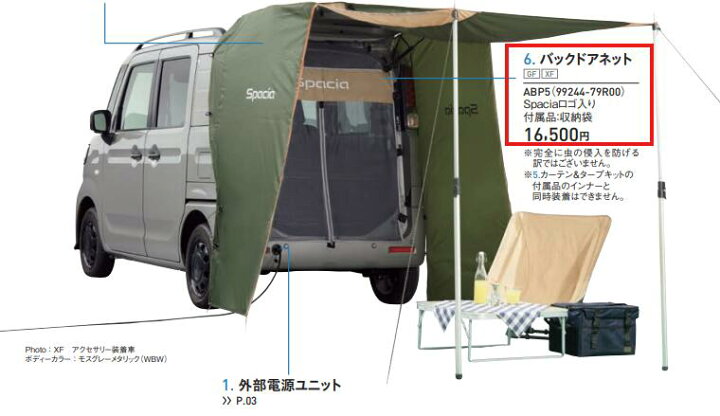 楽天市場】純正部品 スペーシアBASE MK33V バックドアネット 99244 