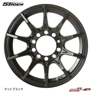  SWQ ubN} W[AC 6.5J-16 +38 6H-139.7 5ZIGEN BLACK-MAN GEI (16C`) 6H139.7 6.5J+38 (1{/2{/4{)