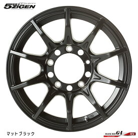 送料無料 ゴジゲン ブラックマン ジーアイ 7J-17 +42 5H-114.3 BLACK-MAN G・I (17インチ) 5H114.3 7J+42 (1本/2本/4本)