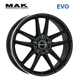 送料無料 阿部商会 マック エボ 7.5J-17 +40 5H-112 MAK EVO (17インチ) 5H112 7.5J+40【1本単品 新品】