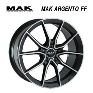 送料無料 阿部商会 マック アルジェント FF 8J-18 +41 5H-112 新品 ABE SHOKAI MAK ARGENTO FF (18インチ) 5H112 8J+41 (1本/2本/4本)