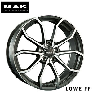 送料無料 マック マック・レーヴェエフエフ 8J-18 +44 5H-112 新品 MAK LOWE FF (18インチ) 5H112 8J+44 (1本/2本/4本)