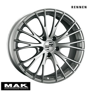 送料無料 マック レネン 9J-18 +21 5H-112 新品 MAK RENNEN (18インチ) 5H112 9J+21 (1本/2本/4本)