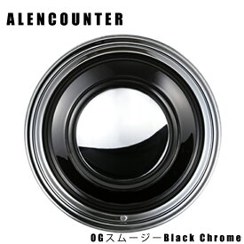 送料無料 オーレンカウンター オージースムージー ブラック クローム 6.5J-16 +38 6H-139.7 OGスムージー Black Chrome (16インチ) 6H139.7 6.5J+38【1本単品 新品】