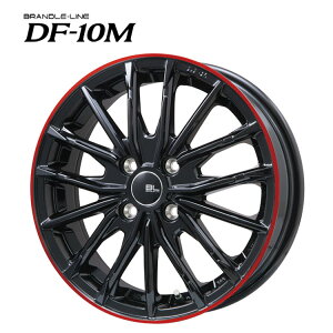 送料無料 ブランドルライン DF-10M 3.5J-12 +44 4H-100 新品 BRANDLE-LINE DF-10M (12インチ) 4H100 3.5J+44 (1本/2本/4本)