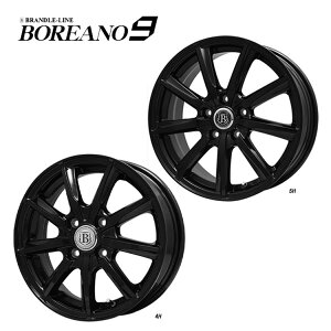 送料無料 ブランドルライン ボレアノ9 7J-17 +48 5H-114.3 新品 BRANDLE-LINE BOREANO9 (17インチ) 5H114.3 7J+48 (1本/2本/4本)