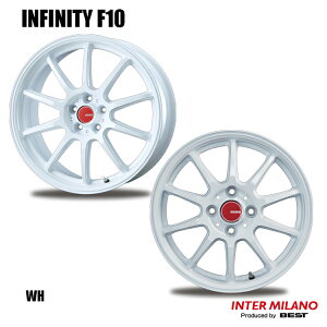 18�C���` 5H100 8J 8J+45 5�� �C���t�B�j�e�B F10 �z�C�[�� (1�{/2�{/4�{) �z���C�g (WH) BEST INFINITY F10 �������� �x�X�g
