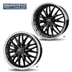 送料無料 バドックス ロクサーニ マルチフォルケッタ2 SP-スペクター 6.5J-17 +50 4H-100 BADX LOXARNY MULTIFORCHETTAII SP-SPECTOR (BKRP) (17インチ) 4H100 6.5J+50 (1本/2本/4本)