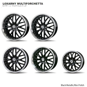 送料無料 バドックス ロクサーニ マルチフォルケッタ 5.5J-16 +48 4H-100 新品 BADX LOXARNY MULTIFORCHETTA (BKM/RP) (16インチ) 4H100 5.5J+48 (1本/2本/4本)