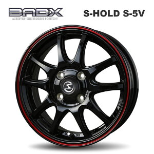 y}\ 11/11 01:59܂Łz ohbNX GXz[h S-5V 5.5J-16 +48 4H-100 Vi BADX S-HOLD S-5V (BK/R) (16C`) 4H100 5.5J+48 (1{/2{/4{)