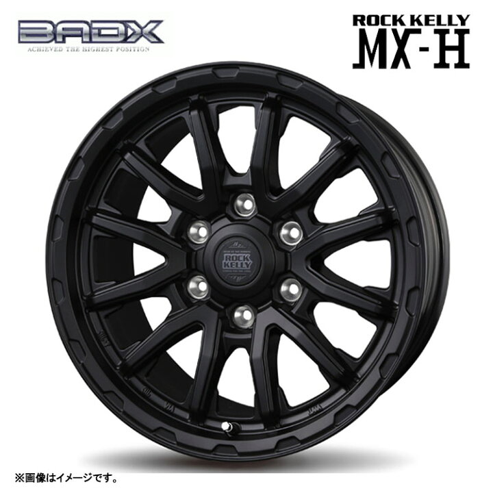 楽天市場】15インチ 6H139.7 6J 6J+33 6穴 ロックケリー MX-H ホイール 