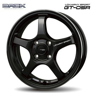 15�C���` 4H100 5.5J 5.5J+43 4�� ���N�T�[�j�X�|�[�c GT-05R �z�C�[�� (1�{/2�{/4�{) �K���u���b�N/�����G�b�WDC BADX LOXARNY SPORT GT-05R �������� �o�h�b�N�X