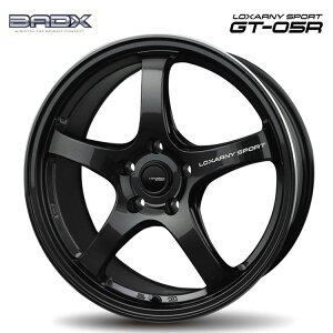 18�C���` 5H114.3 7.5J 7.5J+48 5�� ���N�T�[�j�X�|�[�c GT-05R �z�C�[�� (1�{/2�{/4�{) �K���u���b�N/�����G�b�WDC BADX LOXARNY SPORT GT-05R �������� �o�h�b�N�X