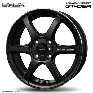 15�C���` 4H100 5.5J 5.5J+43 4�� ���N�T�[�j�X�|�[�c GT-06R �z�C�[�� (1�{/2�{/4�{) �}�b�g�K���u���b�N/�����G�b�WDC BADX LOXARNY SPORT GT-06R �������� �o�h�b�N�X