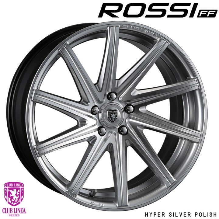 楽天市場】送料無料 クラブリネア ロッシFF 8.5J-20 +33 5H-114.3 