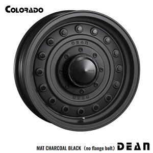 16�C���` 10H108/114.3 7J 7J+37 10�� �R�����h �z�C�[�� (1�{/2�{/4�{) MAT CHARCOAL BLACK�ino flange bolt�j DEAN COLORADO �������� �f�B�[��