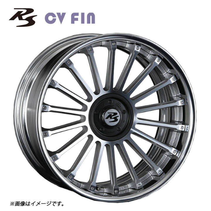 楽天市場】19インチ 5H114.3 8J 8J+33〜-4 5穴 RS CV フィン High Disk 