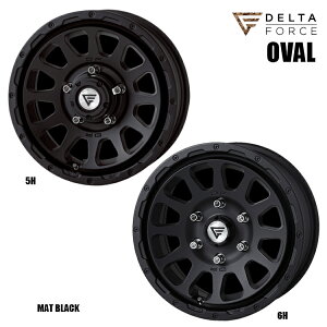 16�C���` 5H114.3 7J 7J+35 5�� �I�[�o�� �z�C�[�� (1�{/2�{/4�{) �}�b�g�u���b�N DELTA FORCE OVAL For DELICA D:5 (MC��) �������� �f���^�t�H�[�X