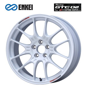 17�C���` 5H100 7.5J 7.5J+44 5�� �z�C�[�� (1�{/2�{/4�{) �z���C�g ENKEI Racing GTC02 For GR86 / BRZ Cup �������� �G���P�C