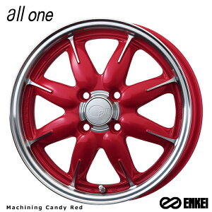 【10/24 20時〜 お買い物マラソン スタート】送料無料 エンケイ オールワン 5J-14 +45 4H-100 all one (M/CR) (14インチ) 4H100 5J+45 (1本/2本/4本)