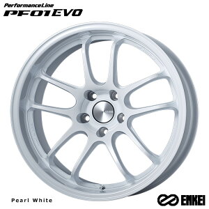 17�C���` 5H114.3 9.5J 9.5J+22 5�� �p�t�H�[�}���X���C�� �s�[�G�t�[������ �G�{ �z�C�[�� (1�{/2�{/4�{) Pearl White (PW) ENKEI PerformanceLine PF01 EVO (PW) �������� �G���P�C