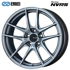 18�C���` 5H114.3 9.5J 9.5J+15 5�� ���[�V���ONVR5 �z�C�[�� (1�{/2�{/4�{) Sonic Silver ENKEI Racing NVR5 �������� �G���P�C