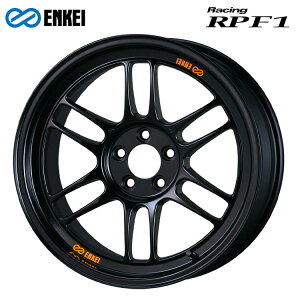 17�C���` 5H100 9J 9J+35 5�� Racing RPF1 �X�y�V�����G�f�B�V���� �z�C�[�� (1�{/2�{/4�{) Gloss Black × Papaya Yellow Sticker ENKEI Racing RPF1 SPECIAL EDITION �������� �G���P�C