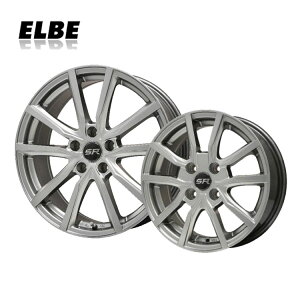 送料無料 エルベ Vスポーク 6.5J-16 +53 5H-114.3 新品 ELBE Vスポーク (16インチ) 5H114.3 6.5J+53 (1本/2本/4本)