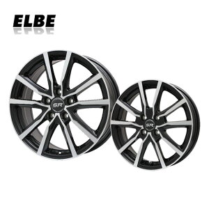 【10/24 20時〜 お買い物マラソン スタート】送料無料 エルベ Vスポーク 7J-17 +50 5H-114.3 新品 ELBE Vスポーク (17インチ) 5H114.3 7J+50 (1本/2本/4本)