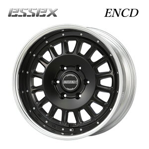 【10/24 20時〜 お買い物マラソン スタート】送料無料 エセックス ENCD-18 2ピース 10.5J-18 +6〜50 6H-139.7 ESSEX ENCD-18 (18インチ) 6H139.7 10.5J+6〜50 (1本/2本/4本)