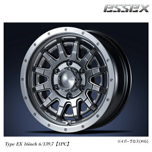  GZbNX GNXg[ ^Cv EX 16C` 6.5J-16 +38 6H-139.7 Vi ESSEX EXTREME Type EX 16inch (16C`) 6H139.7 6.5J+38 (1{/2{/4{)