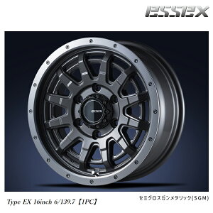  GZbNX GNXg[ ^Cv EX 16C` 6.5J-16 +38 6H-139.7 Vi ESSEX EXTREME Type EX 16inch (16C`) 6H139.7 6.5J+38 (1{/2{/4{)