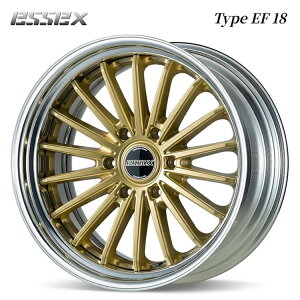 18�C���` 6H139.7 10.5J 10.5J+6�`50 6�� �^�C�vEF 18 2PC �z�C�[�� (1�{/2�{/4�{) �S�[���h ESSEX Type EF 18 2PC �������� �G�Z�b�N�X