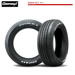 195/80R15 107/105Q (1�{/2�{/4�{)�������� �O���b�v�}�b�N�X �T�}�[�^�C�� GRIPMAX STATURE HC-V(RWL) �X�^�`���[ �G�C�`�V�[�u�C (15�C���`)