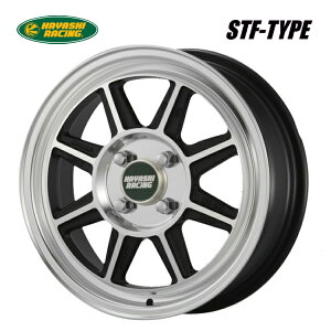 送料無料 ハヤシレーシング タイプ STF 5J-14 +42 4H-100 新品 HAYASHI RACING TYPE STF (14インチ) 4H100 5J+42 (1本/2本/4本)