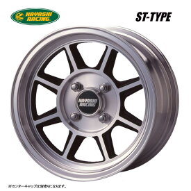 送料無料 ハヤシレーシング ストリート ST 6.5J-14 +13 4H-100 TYPE ST (14インチ) 4H100 6.5J+13【4本セット 新品】