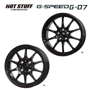  zbgX^bt W[Xs[h G-07 6.5J-17 +45 4H-100 Vi HOT STUFF G-SPEED G-07 (17C`) 4H100 6.5J+45 (1{/2{/4{)