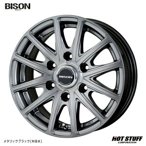 【10/24 20時〜 お買い物マラソン スタート】送料無料 ホットスタッフ バイソン BN-01 6J-15 +44 6H-139.7 新品 HOT STUFF BISON BN-01 (15インチ) 6H139.7 6J+44 (1本/2本/4本)