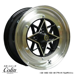  R[vWFNg X^[V[N 6J-14 +38 4H-100 Vi Colin project STAR SHARK (BK/|bV) (14C`) 4H100 6J+38 (1{/2{/4{)