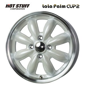 15�C���` 4H100 5.5J 5.5J+45 4�� �����p�[�� �J�b�v2 �z�C�[�� (1�{/2�{/4�{) �p�[���z���C�g�������|���b�V�� (PW/����P) HOT STUFF LaLa Palm CUP2 (PW/����P) �������� �z�b�g�X�^�b�t