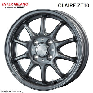 y}\ 10/17 9:59܂Łz C^[~m N[ZT10 6J-15 +53 5H-114.3 INTER MILANO CLAIRE ZT10 (15C`) 5H114.3 6J+53 (1{/2{/4{)